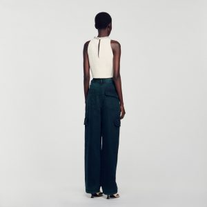 Tweed cropped top