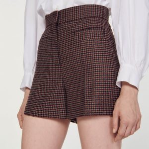 Houndstooth shorts