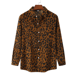 Leopard Print Full Sleeve Shirt