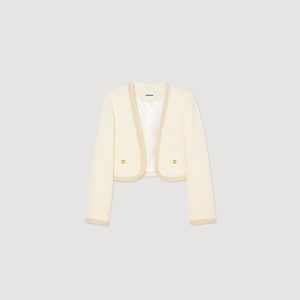 Cropped tweed jacket