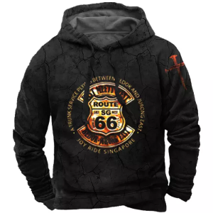Men’s Route 66 Motorcycle Hoodie