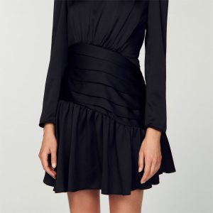 Short draped dress