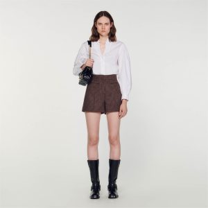 Houndstooth shorts