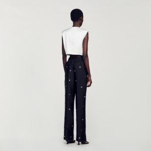 Rhinestone trousers