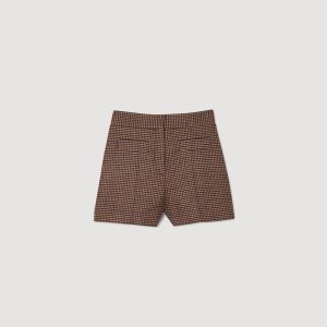 Houndstooth shorts