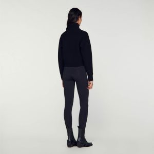 Zip-up coatigan